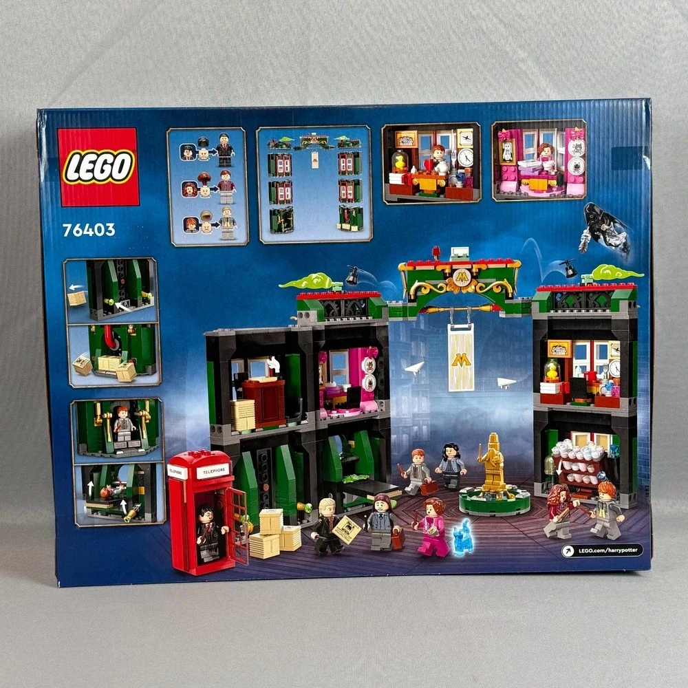 Lego #76403 The Ministry of Magic Harry Potter Retired Brand New Factory Sealed